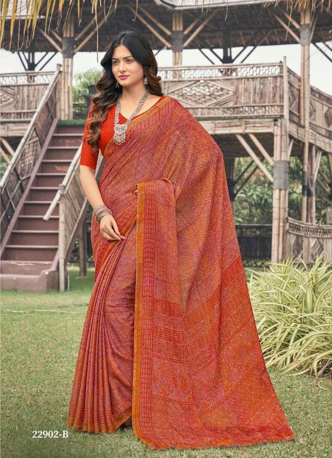 Aahana By Ruchi Printed Daily Wear Sarees Catalog